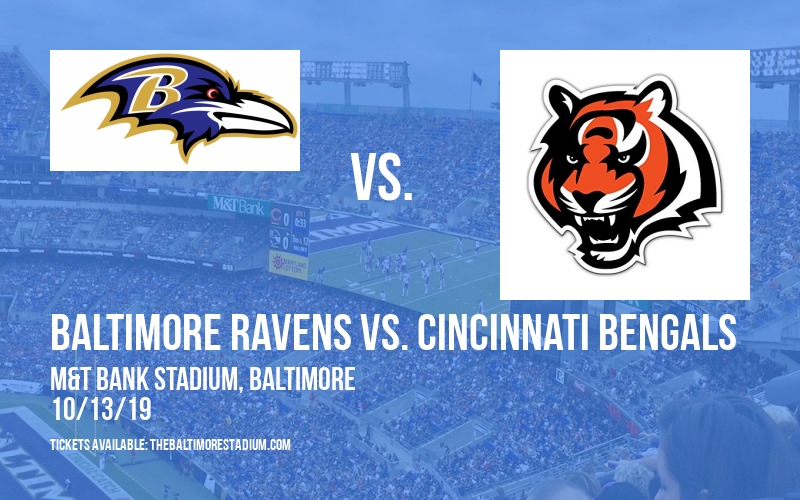 Baltimore Ravens vs. Cincinnati Bengals at M&T Bank Stadium tickets Baltimore Ravens vs. Cincinnati Bengals at M&T Bank Stadium