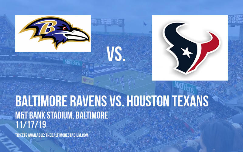 PARKING: Baltimore Ravens vs. Houston Texans at M&T Bank Stadium