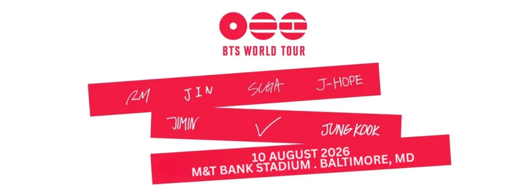 BTS at M&T Bank Stadium